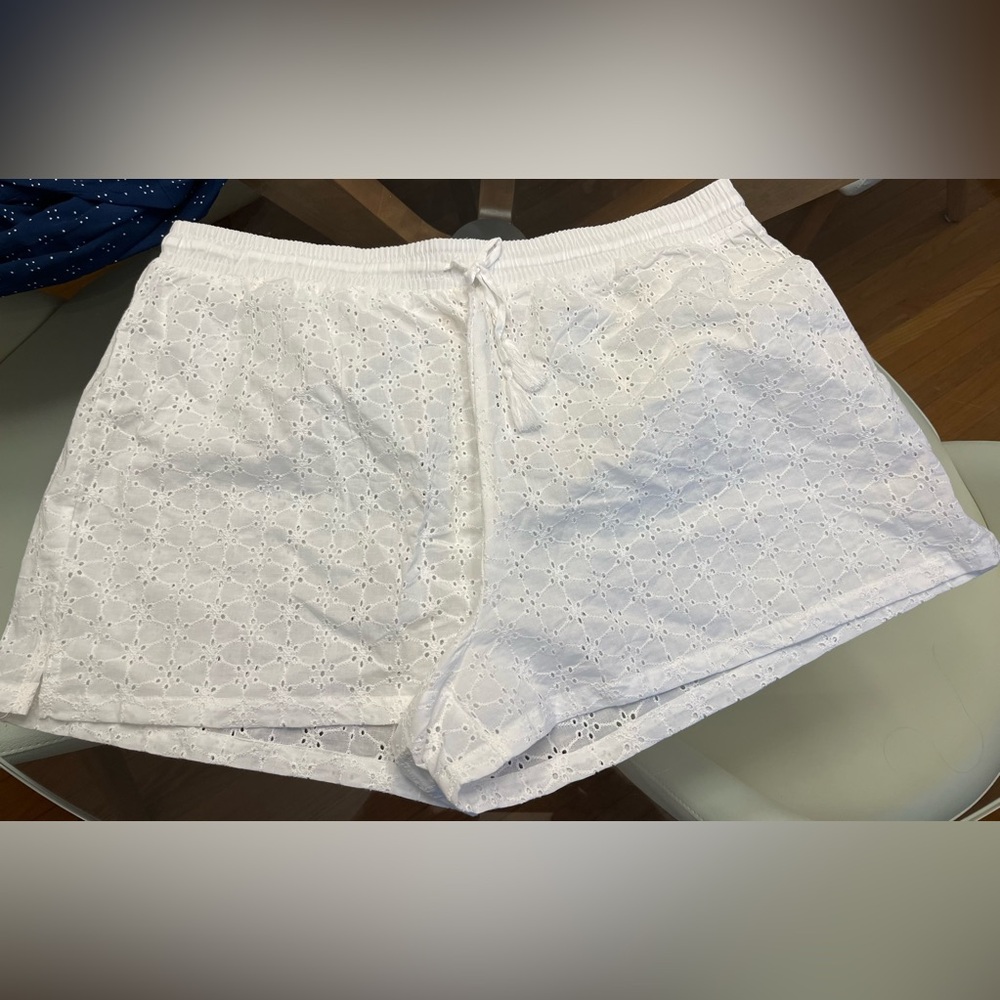 La Vie En Rose Eyelet Shorts